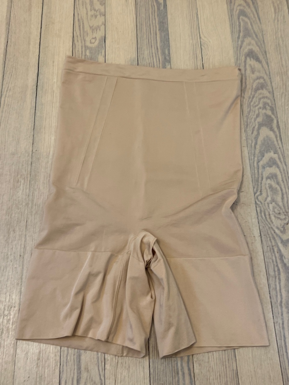 SPANX Women’s OnCore High Waisted Mid Thigh Shapewear Shorts Nude Sculpt XL